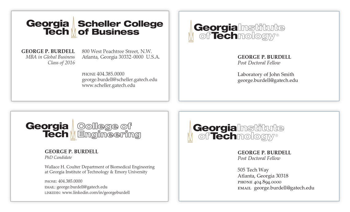 student business cards licensing amp trademarks georgia business cards for students